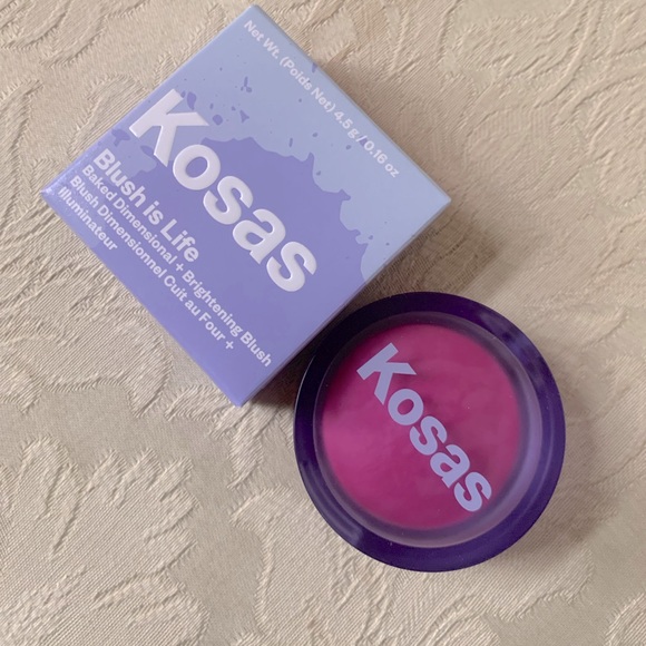 Kosas Blush is Life Baked Blush in Butterflies Cool Baby Pink BNIB - Picture 8 of 16